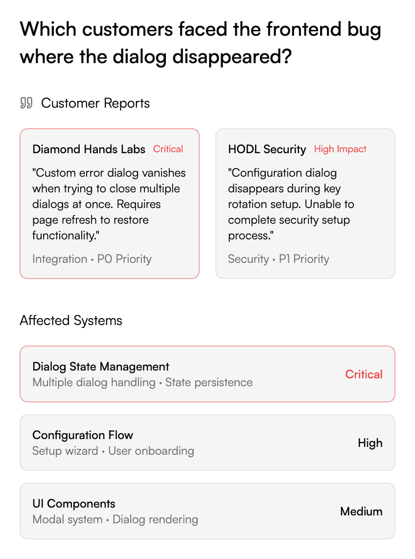 Actionable insights for product and revenue